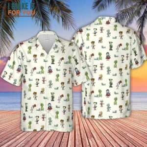 Classic Universal Monster Babies Hawaiian Shirt 4