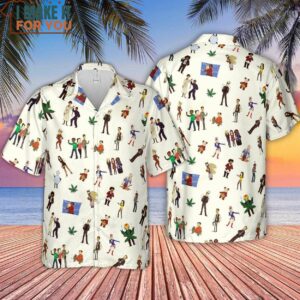 Community Characters Costumes Pattern Hawaiian Shirt 4