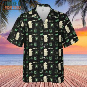 Cthulhu HP Lovecraft Miskatonic University Hawaiian Shirt 2