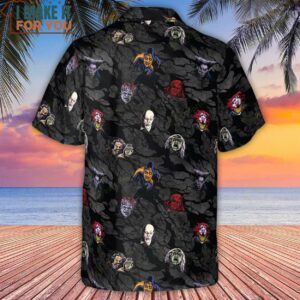 Cult Movie Characters Ghastly Grinner Nosferatu Hawaiian Shirt 3