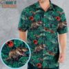 Dinosaurs Tropical Jurassic Park Hawaiian Shirt, Funny Aloha Shirts for Men