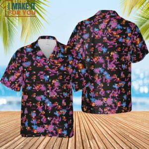 Donkey Kong Pattern Nintendo Video Games Hawaiian Shirt 2