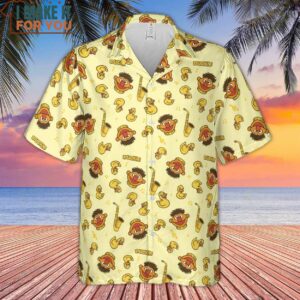 Ernie and Rubber Duckie The Muppets Hawaiian Shirt 2