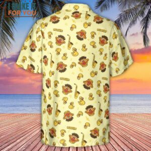 Ernie and Rubber Duckie The Muppets Hawaiian Shirt 3