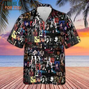 Elvira Mistress of The Dark Collage Hawaiian Shirt 3