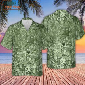 Fallout Compilation Maxi Hawaiian Shirt 4