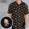 Final Fantasy Characters Pattern Hawaiian Shirt, Male Hawaiian Shirts for Sale