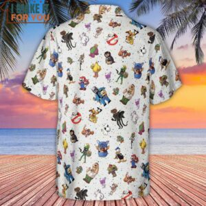 Famous Cartoon Characters Cosplay As Other Hawaiian Shirt 3
