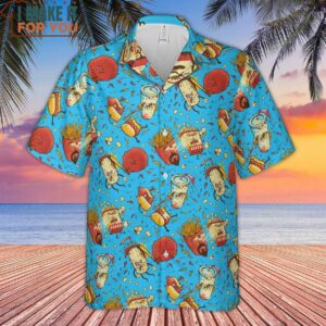 Fight! Aqua Teen Hunger Force Hawaiian Shirt 2