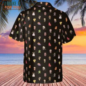 Final Fantasy Characters Pattern Hawaiian Shirt 3