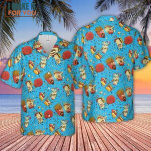 Fight! Aqua Teen Hunger Force Hawaiian Shirt 4
