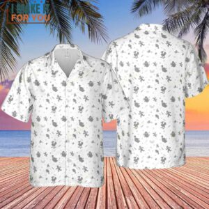 Final Fantasy Creatures Pattern Hawaiian Shirt 4