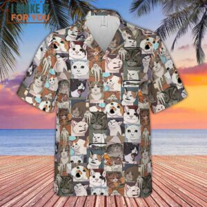 Funny Cat Internet Meme Hawaiian Shirt 2
