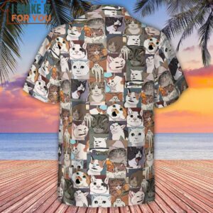 Funny Cat Internet Meme Hawaiian Shirt 3
