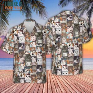 Funny Cat Internet Meme Hawaiian Shirt 4