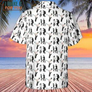 Frankenstein And Bride Dance Movies Dance Scene Mashup Hawaiian Shirt 3 1
