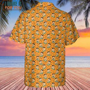 Fred Flintstone Expressions Pattern Hawaiian Shirt 3