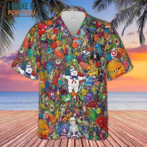 Ghostbusters Toybox Hawaiian Shirt 2