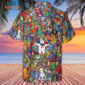 Ghostbusters Toybox Hawaiian Shirt 3