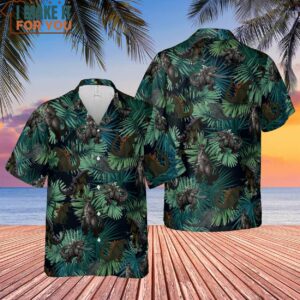 Godzilla Kaiju Pattern Hawaiian Shirt 3