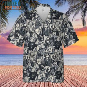 Halloween Horror Villains Hawaiian Shirt 2