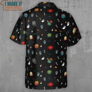 Halloween DND Dices Pattern Hawaiian Shirt 3