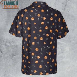 Halloween Dices Pattern Hawaiian Shirt 3