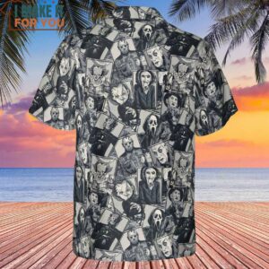 Halloween Horror Villains Hawaiian Shirt 3