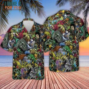Greatest Monster Festival Kaiju Monster Hawaiian Shirt 4