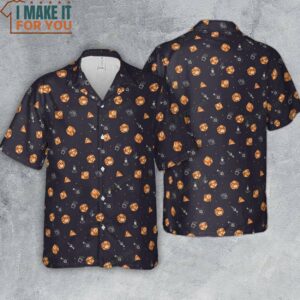 Halloween Dices Pattern Hawaiian Shirt 4