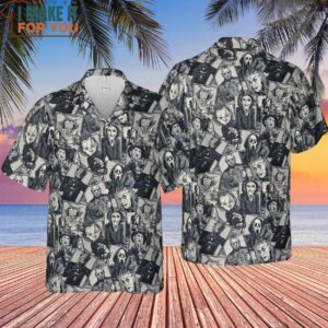 Halloween Horror Villains Hawaiian Shirt 4