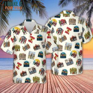 Hank Hills Friends King Of The Hill Parody Hawaiian Shirt 4