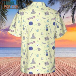 Harry Potter Magic Items Pattern Hawaiian Shirt 3