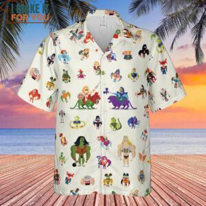 He Man Masters Of The Universe Characters Pattern Hawaiian Shirt 2