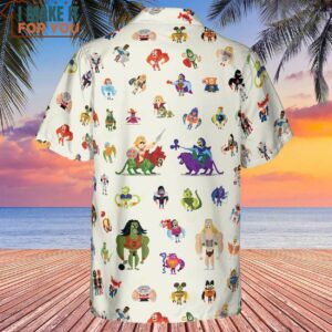 He Man Masters Of The Universe Characters Pattern Hawaiian Shirt 3
