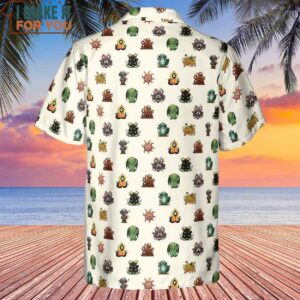 Lovecraft Demons Cute HP Lovecraft Monsters Pattern Hawaiian Shirt 3