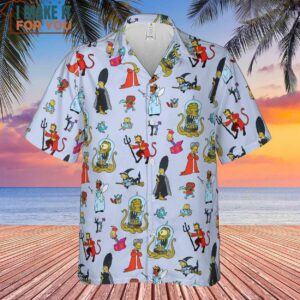 Halloween Costume The Simpsons Hawaiian Shirt 2