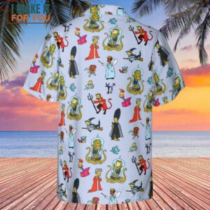 Halloween Costume The Simpsons Hawaiian Shirt 3