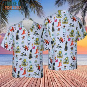 Halloween Costume The Simpsons Hawaiian Shirt 4