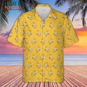 Homer Simpson Funny Pattern Hawaiian Shirt 2