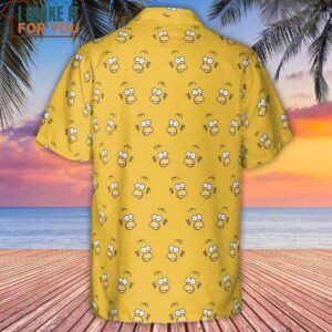 Homer Simpson Funny Pattern Hawaiian Shirt 3