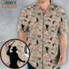 Indiana Jones Patterns Hawaiian Shirt, Funny Hawaiian Shirts for Men