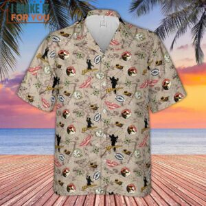Indiana Jones Patterns Hawaiian Shirt 2