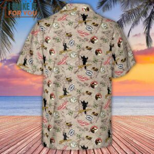 Indiana Jones Patterns Hawaiian Shirt 3
