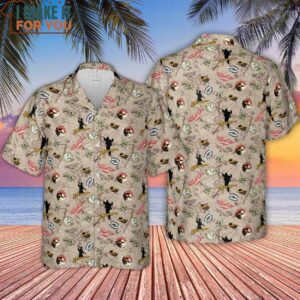 Indiana Jones Patterns Hawaiian Shirt 4