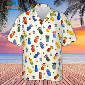 Litte Sesame Sesame Street Little People Toys style Hawaiian Shirt 2