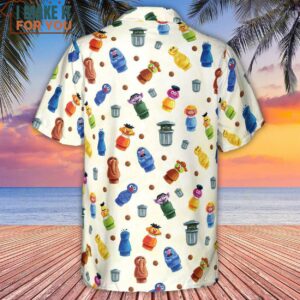 Litte Sesame Sesame Street Little People Toys style Hawaiian Shirt 3