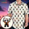 Horror Movies Characters Pattern Hawaiian Shirt, Horror Hawaiian Shirt Mens