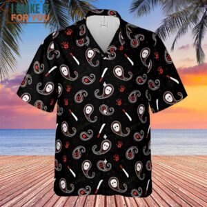 Jason Voorhees Friday The 13th Pattern Hawaiian Shirt 2