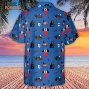 Jason Vorhees Camp Crystal Lake Halloween Hawaiian Shirt 3